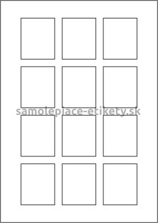 Etikety PRINT 45x55 mm (100xA4) - transparentná lesklá polyesterová fólia