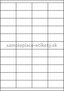 Etikety PRINT 52,5x25,4 mm (100xA4) - transparentná lesklá polyesterová fólia