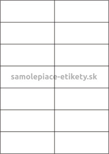 Etikety PRINT 105x42,4 mm (100xA4) - transparentná lesklá polyesterová fólia