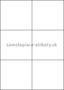 Etikety PRINT 105x99 mm (100xA4) - transparentná lesklá polyesterová fólia
