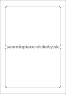 Etikety PRINT 178x127 mm (100xA4) - transparentná lesklá polyesterová fólia