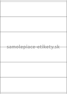 Etikety PRINT 210x48 mm (100xA4) - transparentná lesklá polyesterová fólia