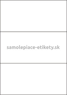 Etikety PRINT 210x99 mm (100xA4) - transparentná lesklá polyesterová fólia