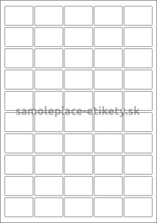 Etikety PRINT 38,5x25,4 mm (100xA4) - transparentná lesklá polyesterová fólia