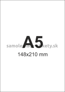 Etikety PRINT A5 148x210 mm biele (1000xA5)