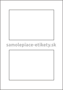 Etikety PRINT 150x100 mm (50xA4) - transparentná lesklá polyesterová inkjet fólia