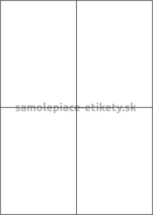 Etikety PRINT 105x148 mm (1000xA4) - priesvitný papier