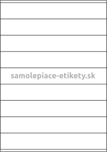 Etikety PRINT 210x32 mm (100xA4) - biely štruktúrovaný papier