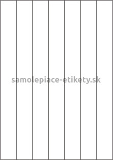 Etikety PRINT 30x297 mm biele opacitné (100xA4)