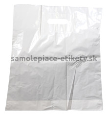 Taška polyetylen 38x45 cm s priehmatom biela