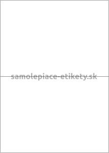 Etikety PRINT 210x148 mm (100xA4) - strieborná matná polyesterová fólia