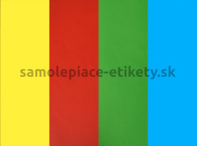 Etikety PRINT 38x21,2 mm farebné pastelové (100xA4), oblé rohy